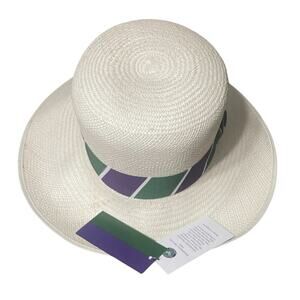 NWT Christys London Panama Hat Adult Small Straw Championship Wimbledon Official